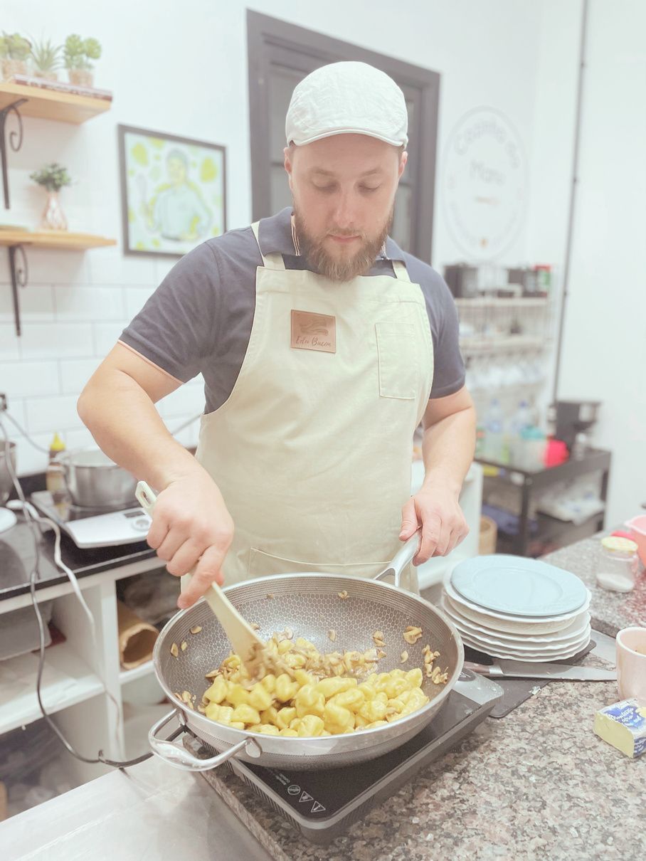 Chef convidado Edu Bacon em aula especial