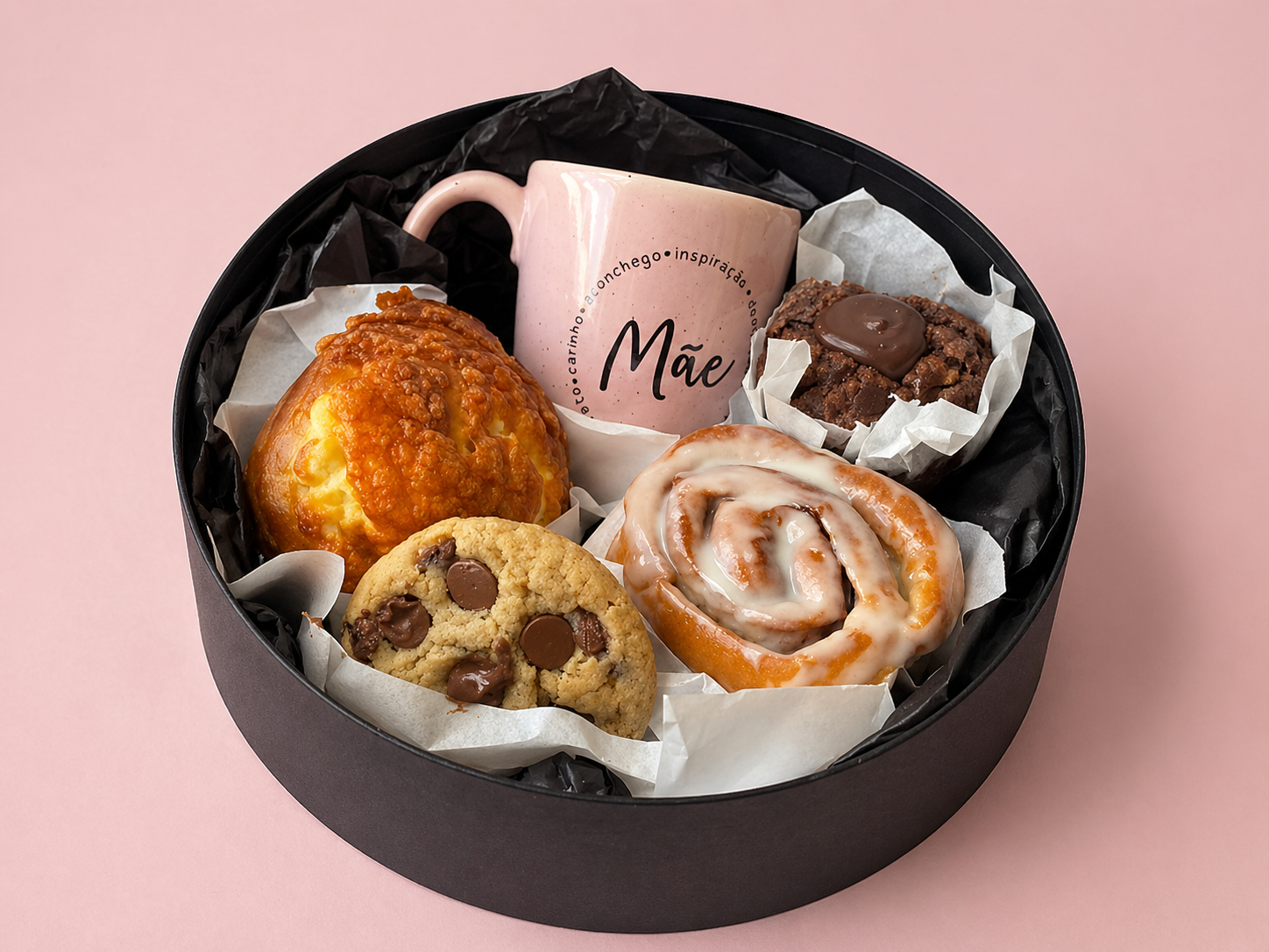 Cesta Perfeita da cole&ccedil;&atilde;o de Dia das M&atilde;es Manu Rosa Bakery